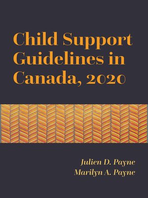cover image of Child Support Guidelines in Canada, 2020